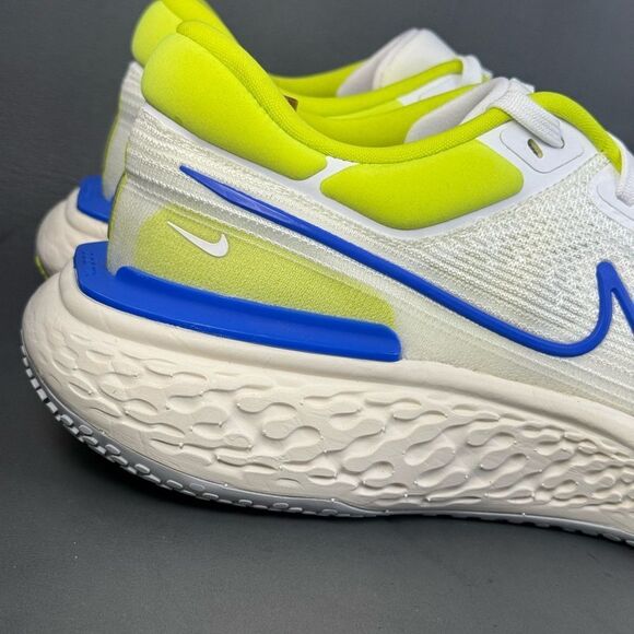 Nike ZoomX Invincible Run Flyknit 'White Cyber Blue' sneaker shoes size 15 - Picture 2 of 9